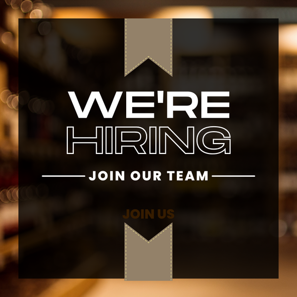We are Hiring