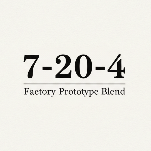 7-20-4 Factory Prototype Blend