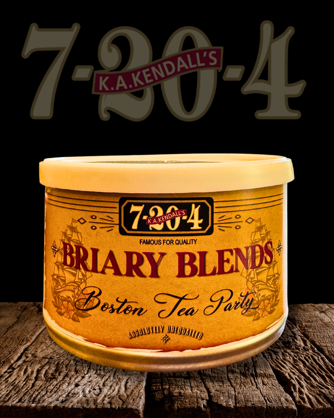 7-20-4 Briary Blends Boston Tea Party (2oz Tobacco Tin)