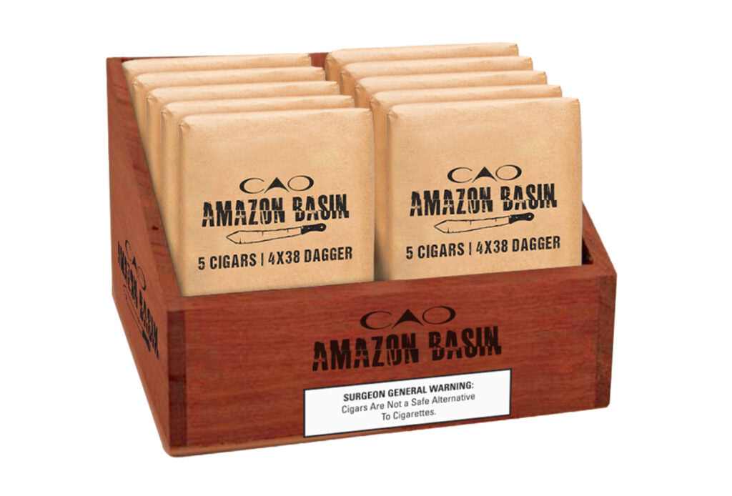 CAO Amazon Basin Dagger - Box of 50 cigars (10 sets of 5pks)