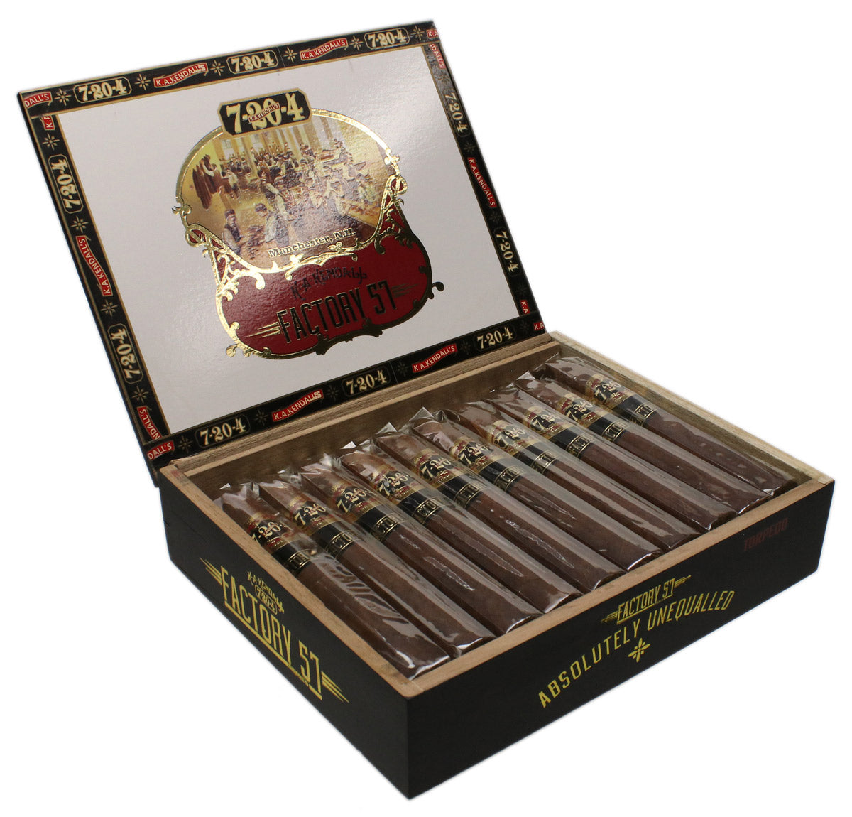 7-20-4 Factory 57 Torpedo 6 1/8 x 52 (Box of 20)