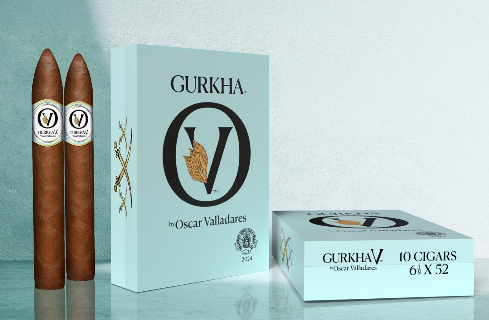 Gurkha V by Oscar Valladares TAA Exclusive 2024 6 1/8 x 52 (Box of 10)