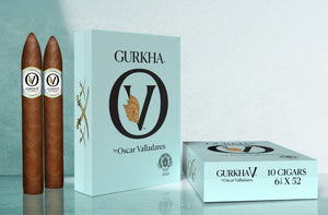Gurkha V by Oscar Valladares TAA Exclusive 2024 6 1/8 x 52 (Box of 10)
