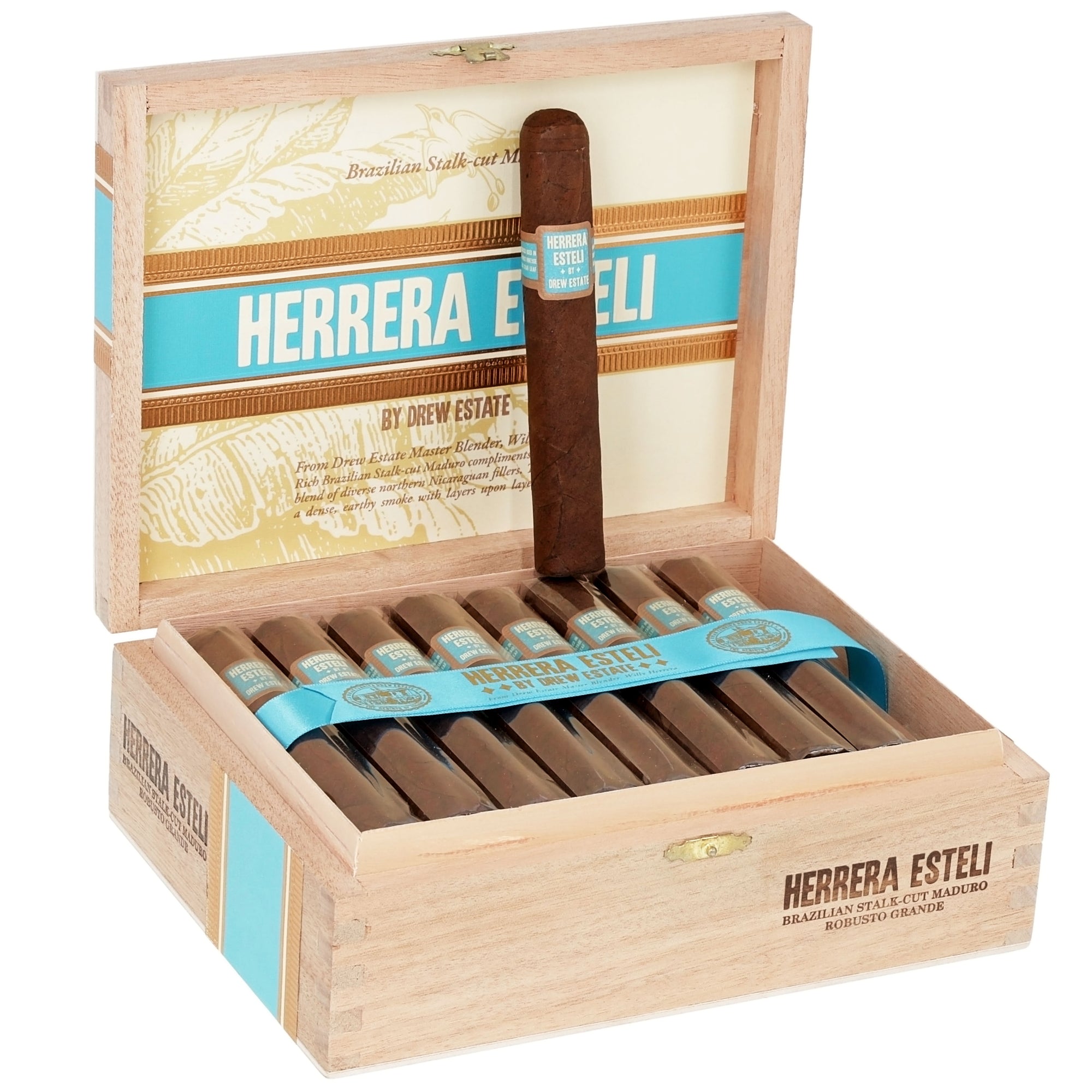 HERRERA ESTELI BRAZILIAN MADURO ROBUSTO GRANDE 5 1/4X52 BOX 25ct