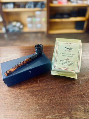 Esoterica Dunbar 8oz Bag + Savinelli Ottagono Long Sandblasted II Pipe Bundle