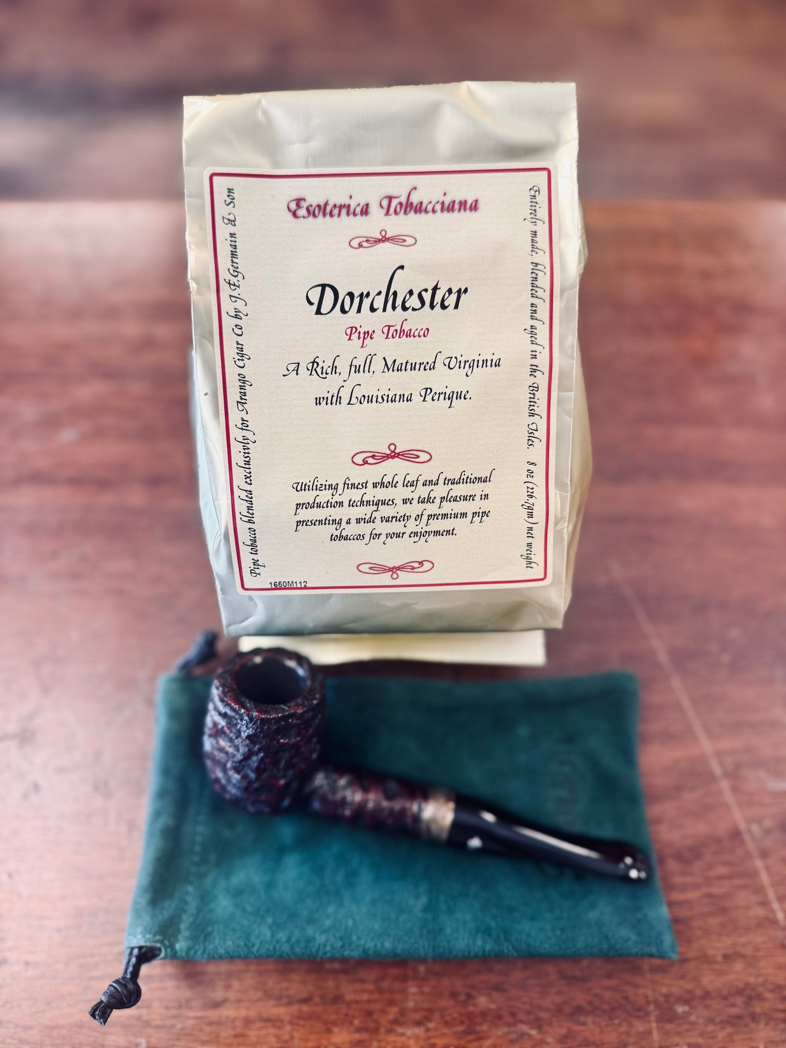 Esoterica Dorchester 8oz Bag + Peterson Cobble 107 Pipe Bundle
