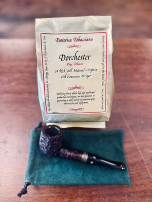 Esoterica Dorchester 8oz Bag + Peterson Cobble 107 Pipe Bundle
