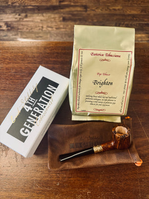 Esoterica Brighton 8oz Bag + 4th Generation Autumn Billiard Pipe Bundle