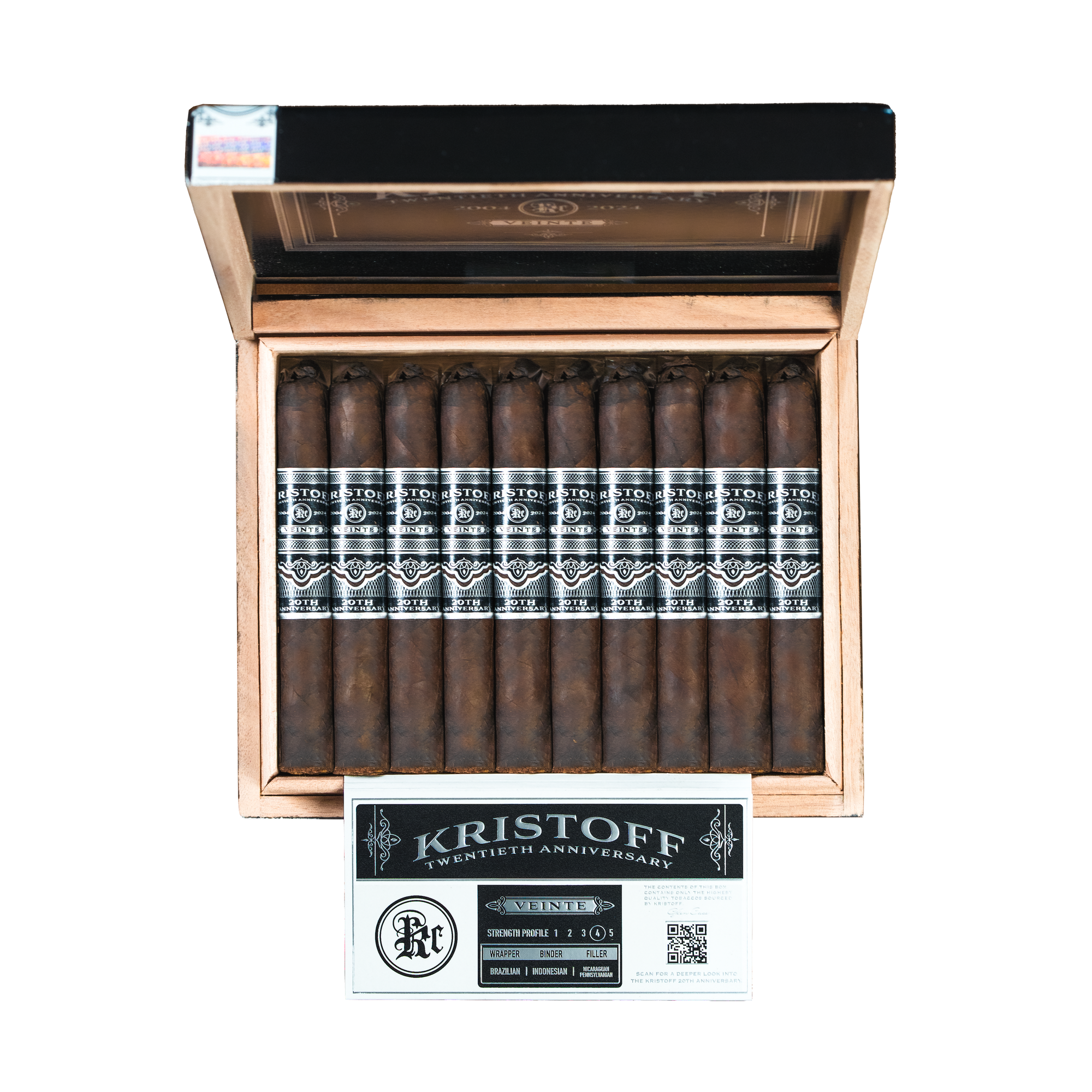 KRISTOFF VEINTE ROBUSTO 5X50 BOX 20ct