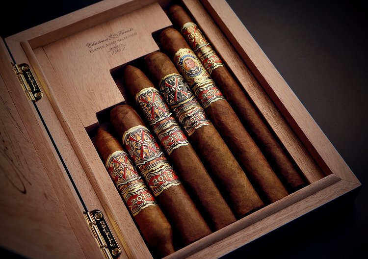 A. Fuente Opus LE FFOX Opus6 Blue Travel Humidor 2023 (Box of 6)