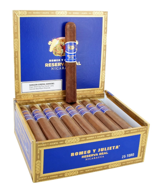 Romeo y Julieta Reserva Real Nicaragua 6x54 Toro (Box of 25)