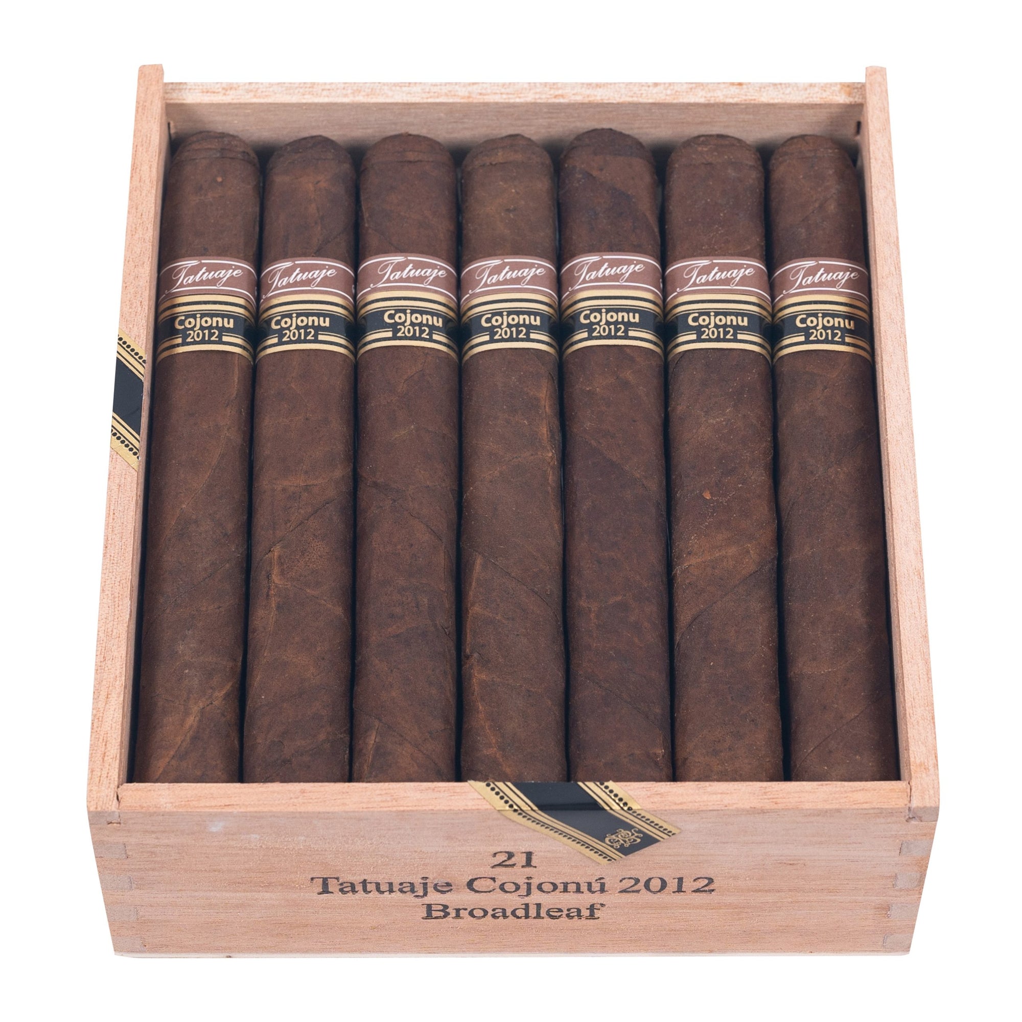 TATUAJE COJONU 2012 BROADLEAF (PRE-PACK) 6 1/2 x 52 BOX 21ct