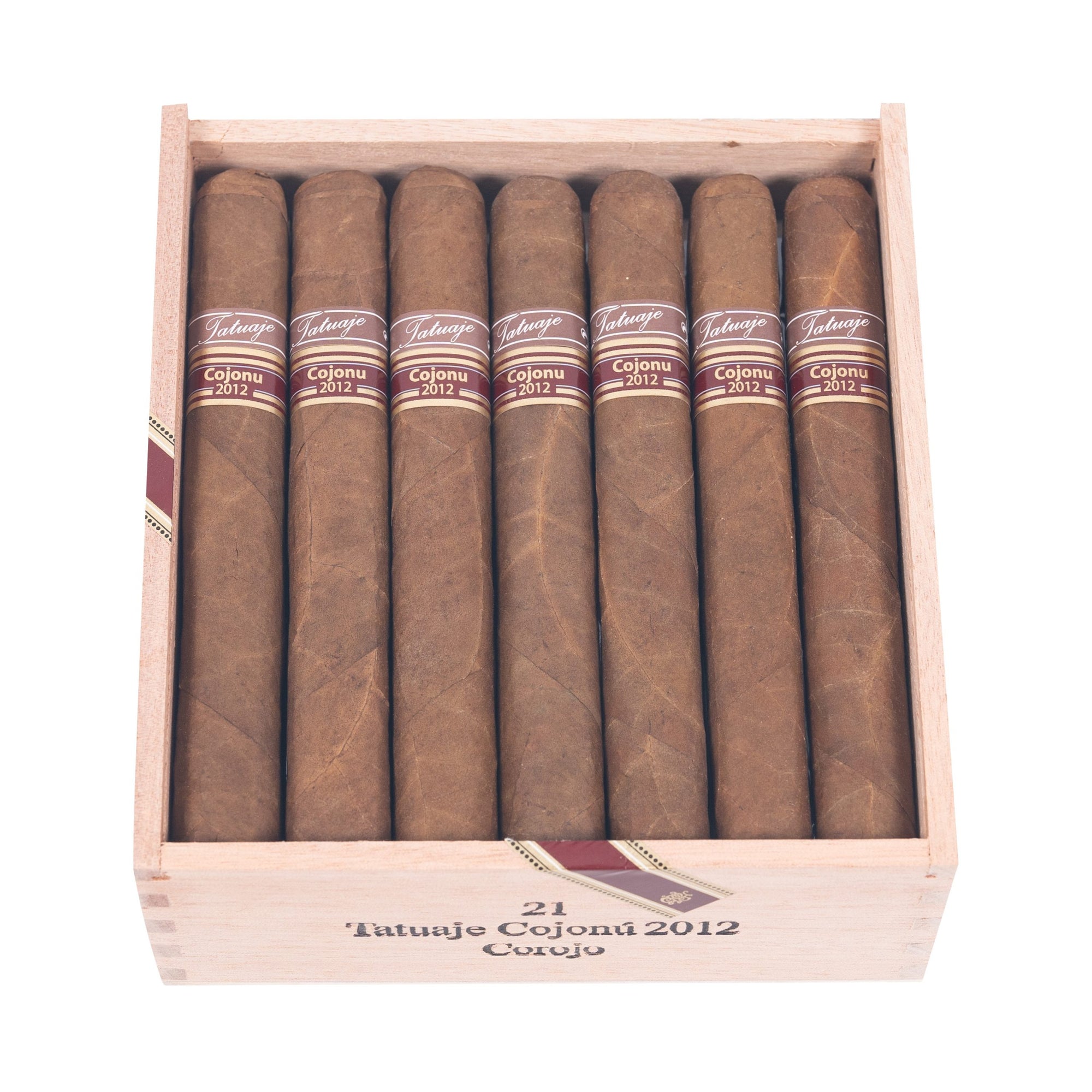 TATUAJE COJONU 2012 COROJO (PRE-PACK) 6 1/2 x 52 BOX 21ct