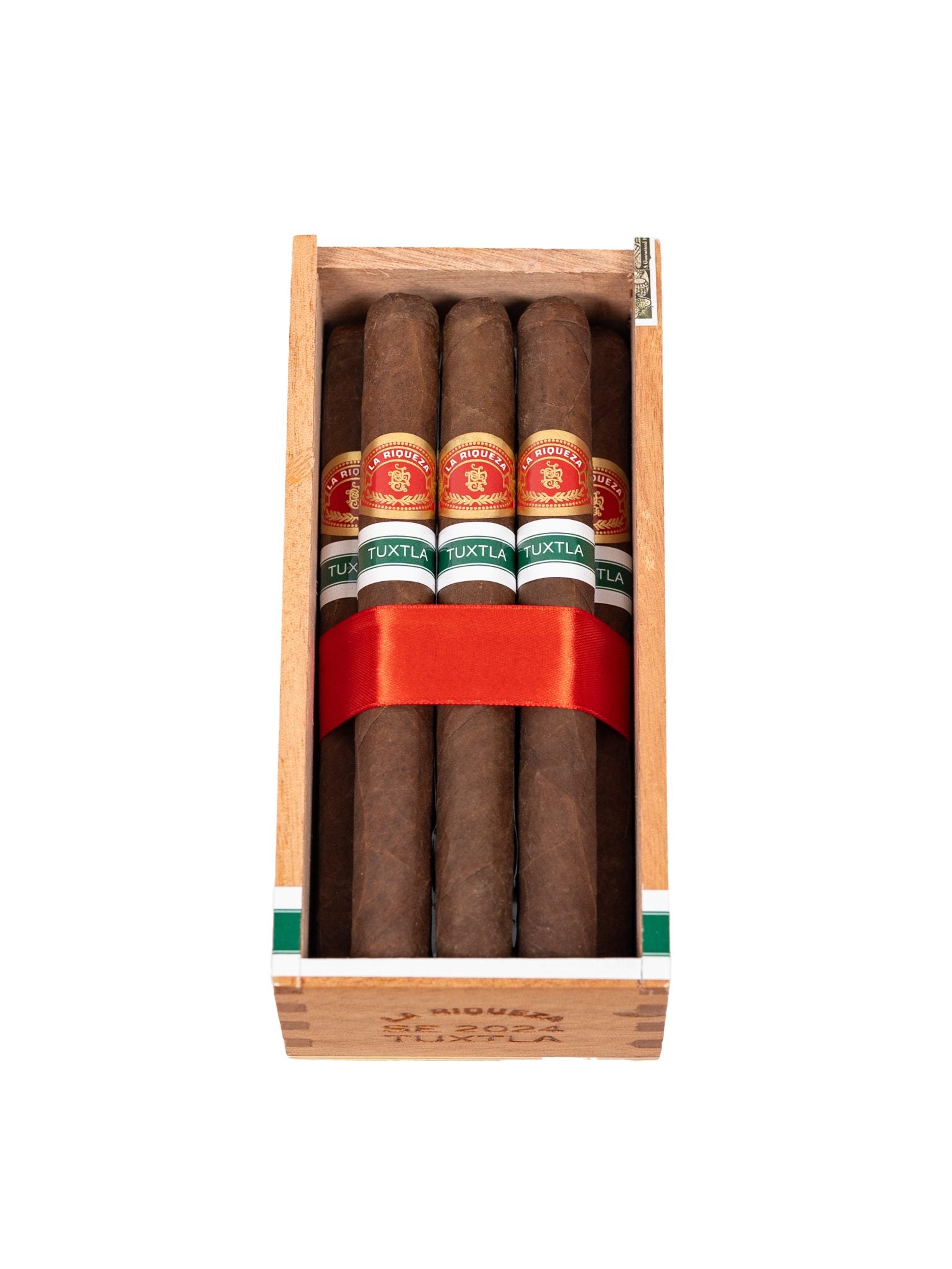 TATUAJE LA RIQUEZA CAZADORES SE 2024 TUXTLA 6 3/8 x 44 BOX 10ct