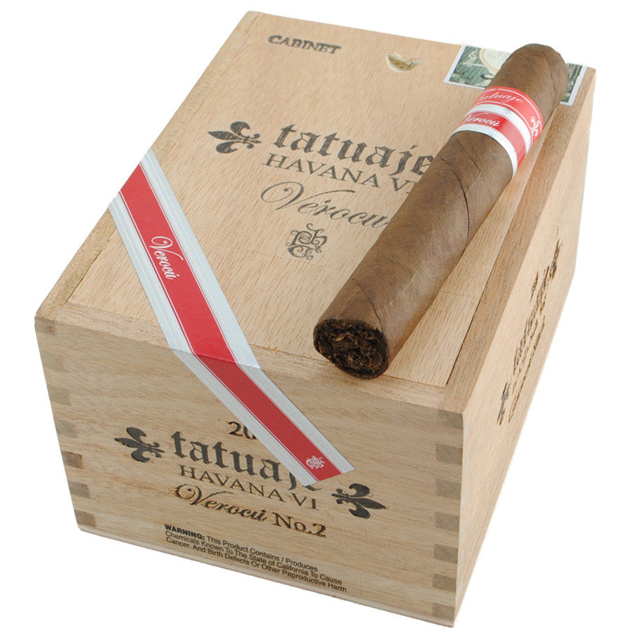 TATAUJE HAVANA VI VEROCU NO.2   5 1/2 x 54 BOX 20ct