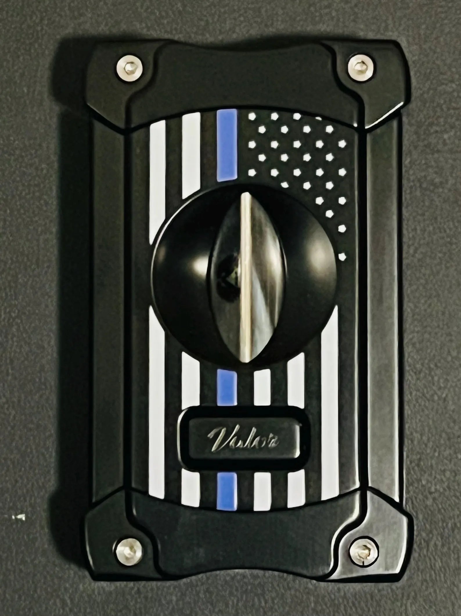 V For Valor (Blue Line) Cigar V Blade Cutter