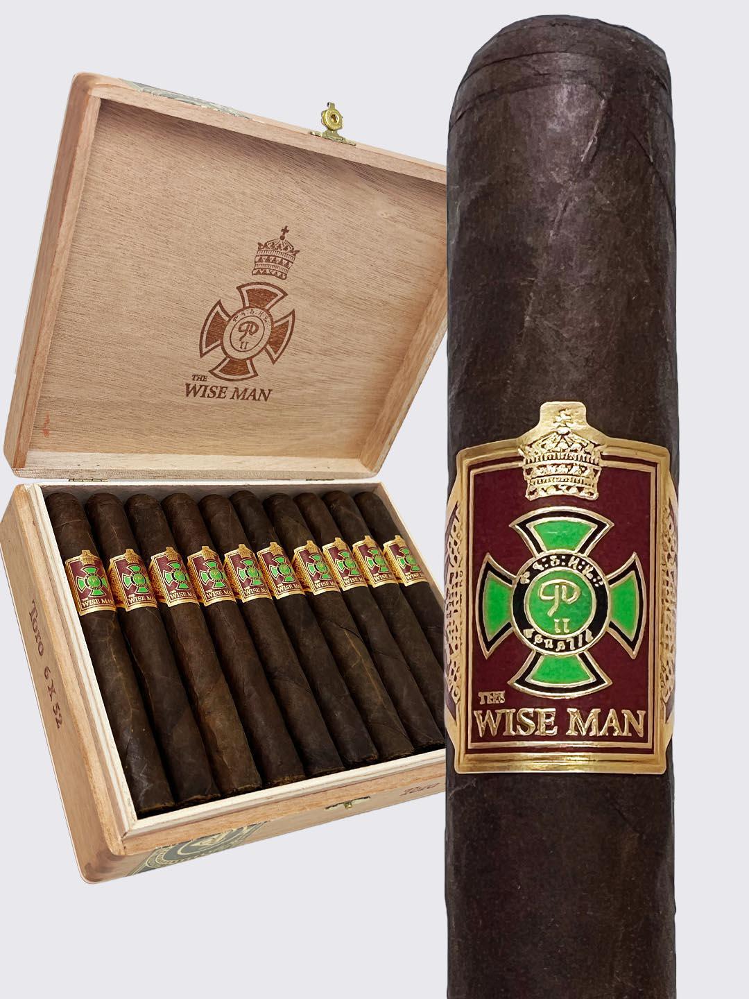 THE WISE MAN MADURO DOBLE CORONA 7X54 BOX 20CT