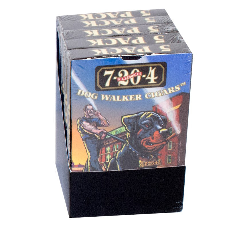 7-20-4 Original Dog Walker 5 Packs of 5 (25 cigars)