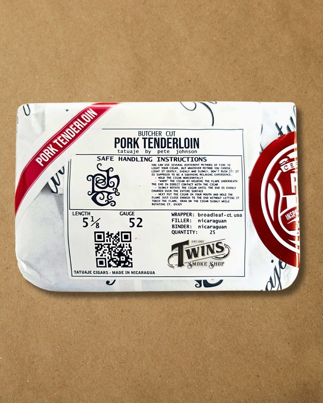 Tatuaje Pork Tenderloin 2025 (Box of 25)